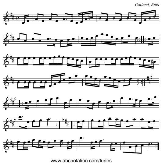 [no title given] - staff notation