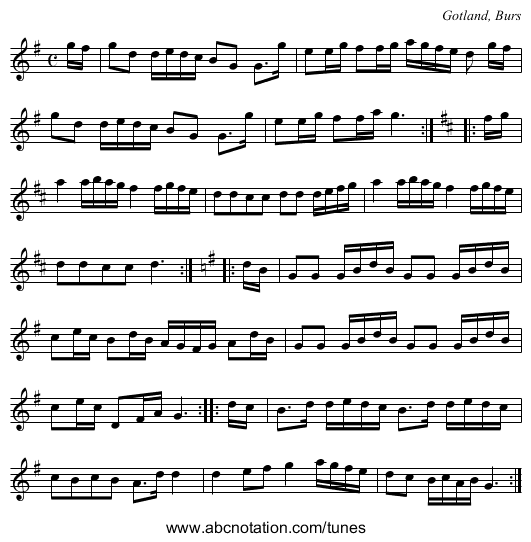 [no title given] - staff notation