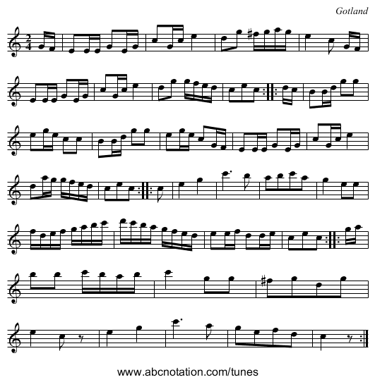 [no title given] - staff notation