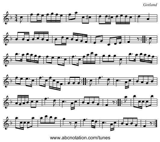 [no title given] - staff notation
