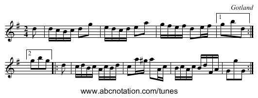 [no title given] - staff notation