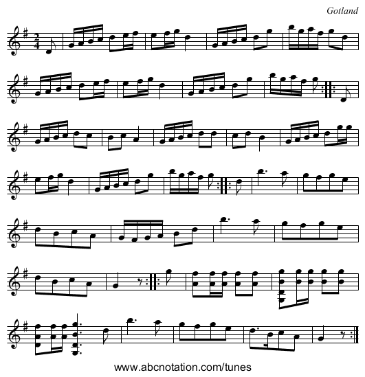 [no title given] - staff notation