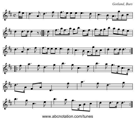 [no title given] - staff notation