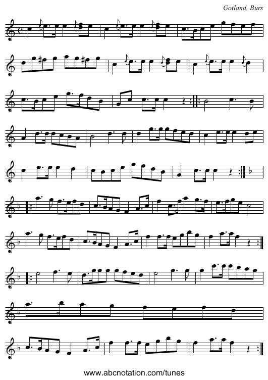 [no title given] - staff notation