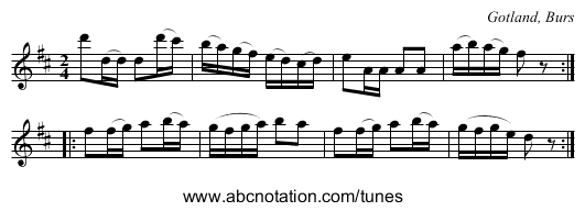 [no title given] - staff notation