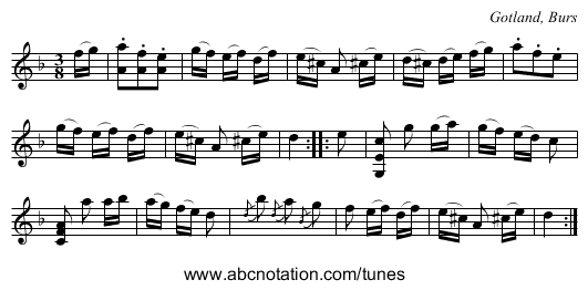 [no title given] - staff notation