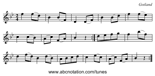 [no title given] - staff notation