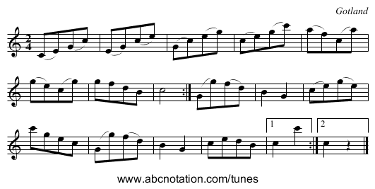 [no title given] - staff notation