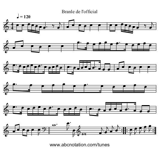 [no title given] - staff notation