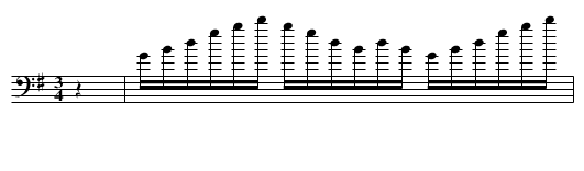 [no title given] - staff notation