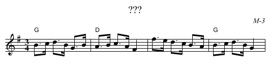 ??? - staff notation