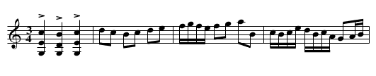 [no title given] - staff notation
