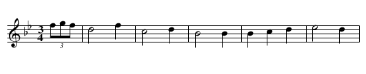[no title given] - staff notation