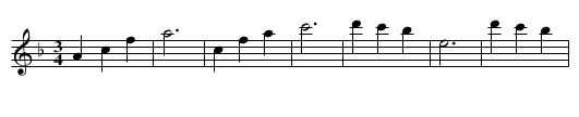 [no title given] - staff notation
