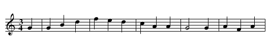[no title given] - staff notation