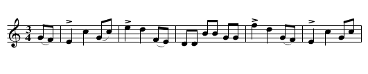 [no title given] - staff notation