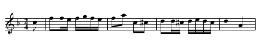 [no title given] - staff notation