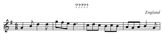 ????? - staff notation