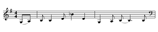 No Use For Him - staff notation