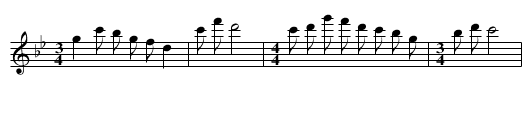 No wen ji ya - staff notation