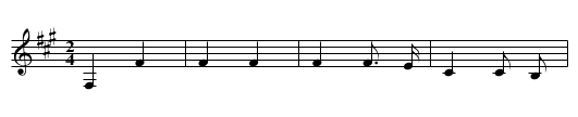 (no words) - staff notation