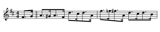 No.105 The Glenconwell Hornpipe - staff notation