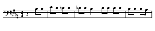 No_121_Song_to_a_Little_Girl.krn - staff notation