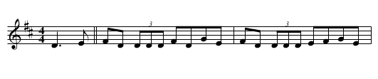 No.125 Muilleann na Maidi (Crushing the Twigs) - staff notation