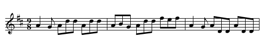 No.132 Fairy Jig - staff notation