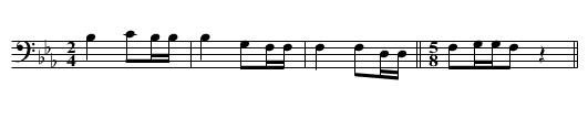 No_13_Buffalo_Dance_Song_(e).krn - staff notation