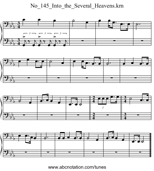 No_145_Into_the_Several_Heavens.krn - staff notation