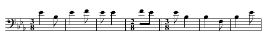 No_162_The_Sound_of_His_Footsteps.krn - staff notation