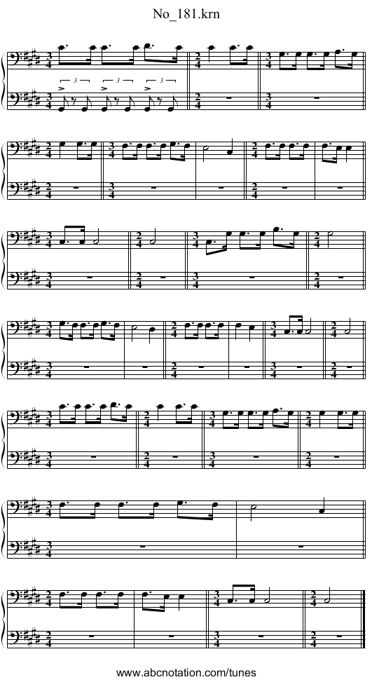 No_181.krn - staff notation