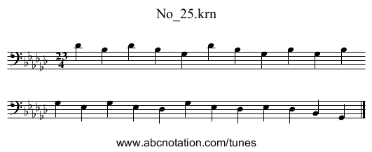No_25.krn - staff notation
