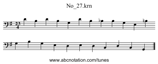 No_27.krn - staff notation