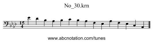No_30.krn - staff notation