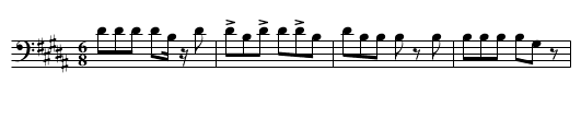 No_31_Song_of_the_Kwekwasa_Dance_(b).krn - staff notation