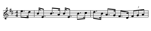 No.36 The Brown-Sailed Boat - staff notation