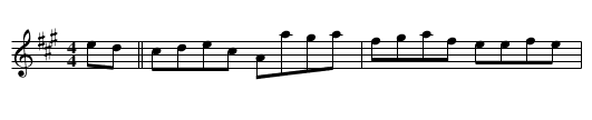 No.44 An t-Eas - staff notation