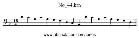 No_44.krn - staff notation