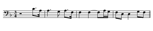 No_46_Cow_Creek_Hunting_Dance_Song_(m).krn - staff notation