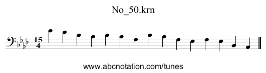 No_50.krn - staff notation