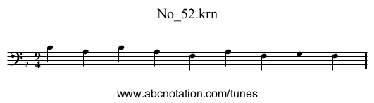 No_52.krn - staff notation