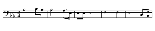 No_58_Calusa_Hunting_Dance_Song_(b).krn - staff notation