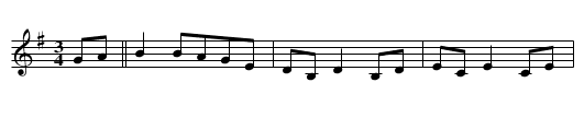 No.59 Mazurka - staff notation