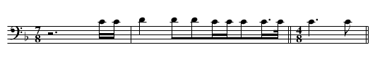 No_62_Calusa_Hunting_Dance_Song_(f).krn - staff notation
