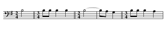 No_69_Alligator_Dance_Song_(e).krn - staff notation