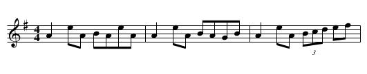 No.7 The Gravel Walks - staff notation