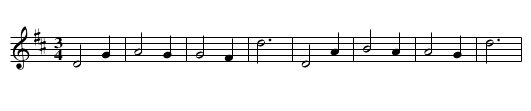 No.85 John Gallagher's - staff notation