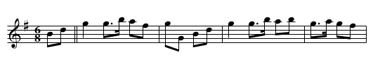 No.89 An Chuilfhionn - staff notation